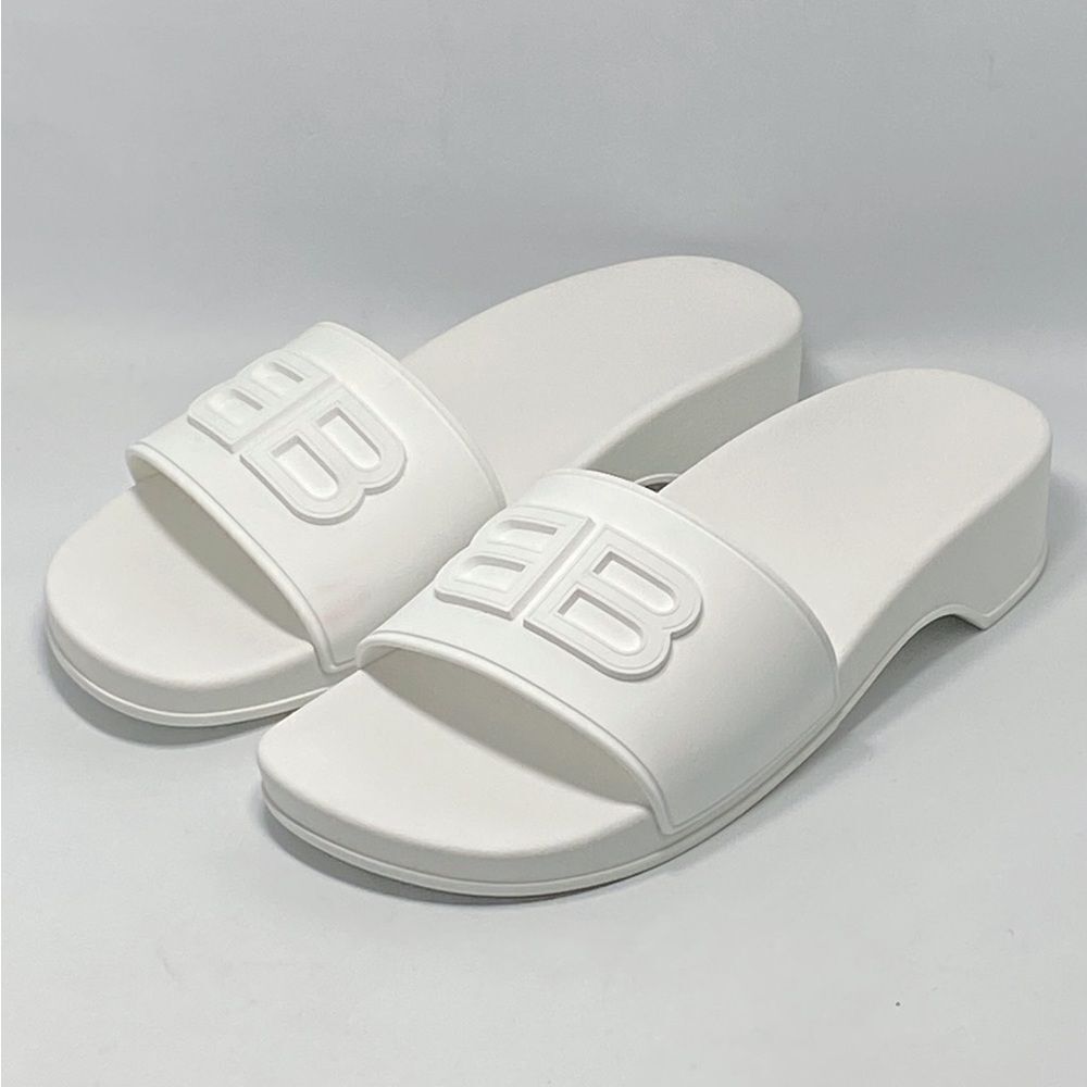 Balenciaga Pool Clog Bb Slide Sandal Size 38